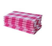 Linen Clubs - Servilletas Gingham (12 unidades, 45,7 x 45,7 cm), diseño de cuadros