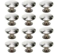 linenb 15 pomos de tocador para puerta de armario antiguo, tono bronce, aleación retro, pomos para cajones de cocina (15 unidades, plateado)