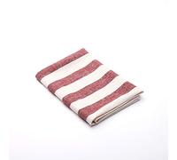 LinenMe Toalla de ba?o de Lino en Color Cereza Modelo Philippe, 100 x 134 cm, Hecho en Europa, Ropa de baño, Ropa de Cama Europea, Lavado a máquina, Super Absorbente