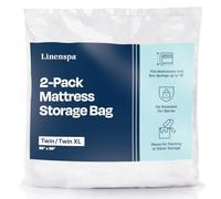 Linenspa Bolsa de colchón - Paquete de 2 Bolsas de colchón Individual/Individual XL para mudanza y Almacenamiento - Protección de colchón, artículos Esenciales para el Dormitorio - Bolsa de