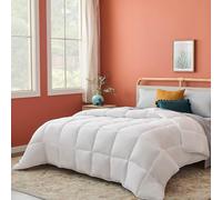 Linenspa Edredón para Todas Las Estaciones - Edredón de Microfibra para Cama de Matrimonio de 10,5 TOG - Oeko-Tex, edredón Alternativo de plumón, Color Blanco