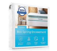 LinenSpa Funda Protectora para somier Impermeable y antichinches