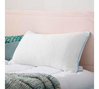 Linenspa Shredded Pillow with Gel Memory Foam, US Standard, Funda: 60% poliéster, 40% rayón de bambú Relleno: 100% Espuma de Poliuretano, White