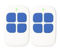 LINEOPS - 2 mandos a distancia para puerta compatible con SCS Sentinel AAM0101 AAM0085 AAM0084 ControlGate 433 Mhz - Pilas incluidas - Garantía de 3 años - Azul x2