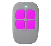 LINEOPS AAM0084 - Mando a distancia para puerta de 4 canales, compatible con SCS Sentinel AAM0085 AAM0094, Frecuencia de emisión 433,92 MHz, ControlGate Fuschia - Pilas incluidas - Garantía de 3 años