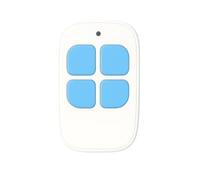 LINEOPS - Mando a distancia para puerta compatible con SCS Sentinel AAM0101 AAM0085 AAM0084 ControlGate 433 Mhz - Pilas incluidas - Garantía de 3 años - Blanco-Bleu x1