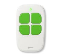 LINEOPS - Mando a distancia para puerta de pitido compatible con SCS Sentinel AAM0085, AAM0084, AAM0094 ControlGate 433 MHz, pilas incluidas, 3 años, color verde x1