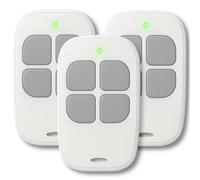 LINEOPS - Mando a distancia para puerta de pitido compatible con SCS Sentinel AAM0085, AAM0084, AAM0094 ControlGate 433 MHz, pilas incluidas, 3 años, color gris (paquete de 3)