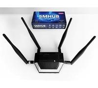 LINEOPS SMHUB Essential - Hub Domótico Multiprotocolo Zigbee 3.0, Thread, WiFi 6 y Bluetooth a Ethernet y USB, funciona con Zigbee2MQTT, Home Assistant, Matter & HomeKit (SMHUB Essential)