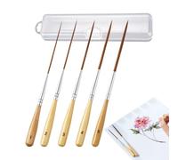 Liner Brushes For Painting 5 Pieces Watercolor Paintbrushes Tracing | Long Fine Tip Paintbrush for Artists Beginners Hobbyists Students Teachers Home Apartment Studio Classroom Professionals