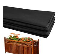 Liner de cama de jardín elevado, tela de paisajismo, Liner de plantador de cama elevado al aire libre, Tela de jardín de servicio pesado, cubierta de tierra para jardinería, agricultura