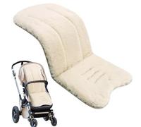 Liner de cochecito, revestimiento de asiento de cochecito caliente de lavado de lujo de 30x15 pulgadas, revestimiento universal espesante de silla de empuje, cojín de cochecito de bebé cálido de invi