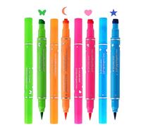 Liner de doble cabeza, delineador de de doble cabeza - Sello de revestimiento de de maquillaje | Cosméticos portátiles para mujeres mujeres, conjunto de 4 herramientas de maquillaje duraderos