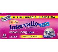 Lines - 8 x protector slip intervallo maxi long 28 bolsitas 28 piezas