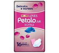 Lines Absorbentes con alas de pétalo suave, 16 absorbentes