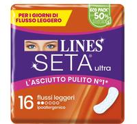 Lines Absorbentes Exteriores Seda Ultra Ligero, 16 Piezas