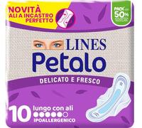 Lines Compresas de pétalo ultra largas alas, 10 unidades