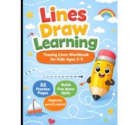 Lines Draw Learning: Tracing Lines Workbook for Kids Ages 3-5 | Pre-Writing: Practice Book for Preschoolers | Fine Motor Skills & Pencil Control Activity Book