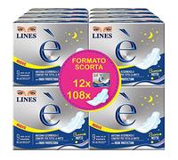 Lines Es de noche con alas absorbentes de Lactiflex, 108 piezas