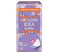 Lines Idea absorbente delgado doblado día con alas x12