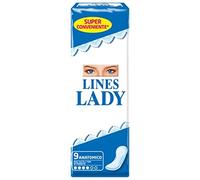 Lines Lady - Compresas anatómicas, 9 unidades, 100 g