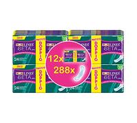 LINES Seda ultra anatómica, 12 paquetes de 24 compresas (288 absorbentes)