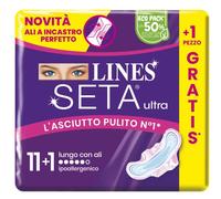 Lines Seda Ultra, Larga con Alas, 11+1 Piezas