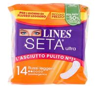 LINES SETA ULTRA FLUSSI LEGGERI 14 PZ. ASSORBENTI
