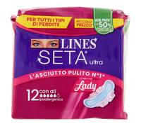 LINES SETA ULTRA LADY CON ALI 12 PZ ASSORBENTI