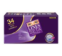 Lines - Seta ultra long - compresas con alas - 34 unidades