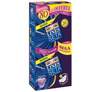 Lines Seta Ultra Quadripack - Compresas ultraabsorbentes, con alas, noche (80 unidades)