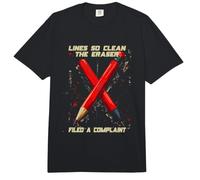 Lines SO Clean The Eraser Filed A Complaint Comfort Colors Adult Heavyweight T-Shirt