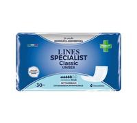 Lines Specialist Classic Pañales Rectangular Plus 30 uds