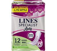 Lines Specialist Compresas para orinal, Normal - 12 unidades