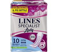 Lines Specialist, Compresas para perdidas de orina, extra, 10 unidades