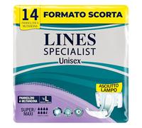Lines Specialist - Pack de 2 paquetes de 14 capas para mujer y hombre (14 unidades)