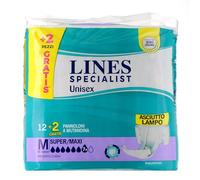Lines Specialist - Pañales tipo braguita M, 14 unidades