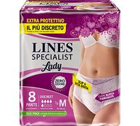 Lines Specialist Braguitas Lady Pants Discreet Talla M 8 uds