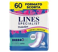 Lines Specialist Protection Super - Compresas para incontinencia, paquete de 60 unidades