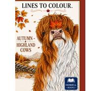 Lines to Colour: Autumn - Highland Cows