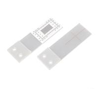Linestorm plástico para monitor de grietas para seguimiento de cambios de ancho de grietas en esquina y pared para grietas con rejilla de medición