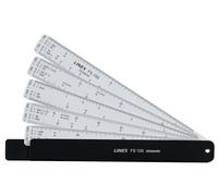 Linex 100411000 FS 100 - Línea de reducción de abanicos (5 escalas de 15 cm, 22 divisiones diferentes)