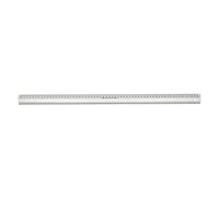 Linex 100413072 Super Series - Regla de aluminio con freno antideslizante, borde de dibujo y borde de corte (60 cm)