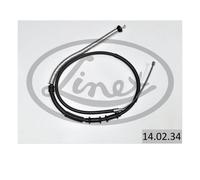 Cable de freno de mano LINEX 14.02.34 izquierda