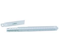 Linex LXH 311 - Regla triangular (30 cm), color blanco 1:20:125 Triangular