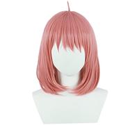 Linfairy Short Bob Pink Anya Forger Cosplay Peluca Disfraces Accesorios De Disfraces Para Mujeres