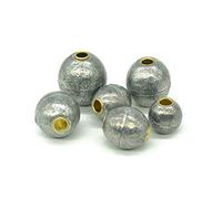 LINFFSTR 10 Piezas Plomos esféricos de Pesca de Plomo con núcleo de Cobre 20g 30g 40g 50g 60g 80g Pesos de Pesca en el mar Superficie Lisa Línea de Pesca no dañada Aparejos de Pesca de Carpa