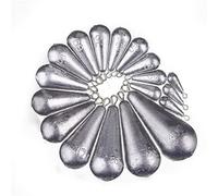 LINFFSTR Plomo de Pesca Pesada 150 g 200 g 250 g 300 g 400 g 500 g Forma de Gota de Lluvia Pesos de Pesca en el mar Pesos de sedal de Agua Dulce de Agua Salada para bagre de Trucha lubina