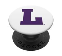 Linfield University Wildcats Block L Monogram PopSockets PopGrip Adhesivo