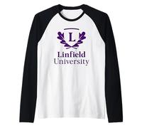 Linfield University Wildcats Institutional Logo Camiseta Manga Raglan